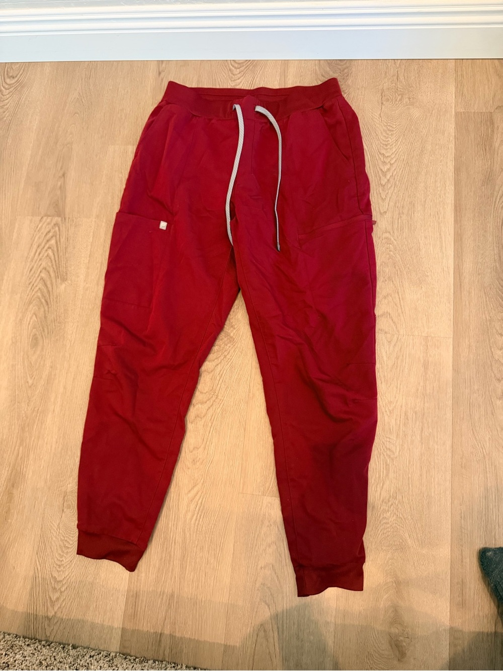 Fabletics Red Jogger Pants - Comfortable Drawstring